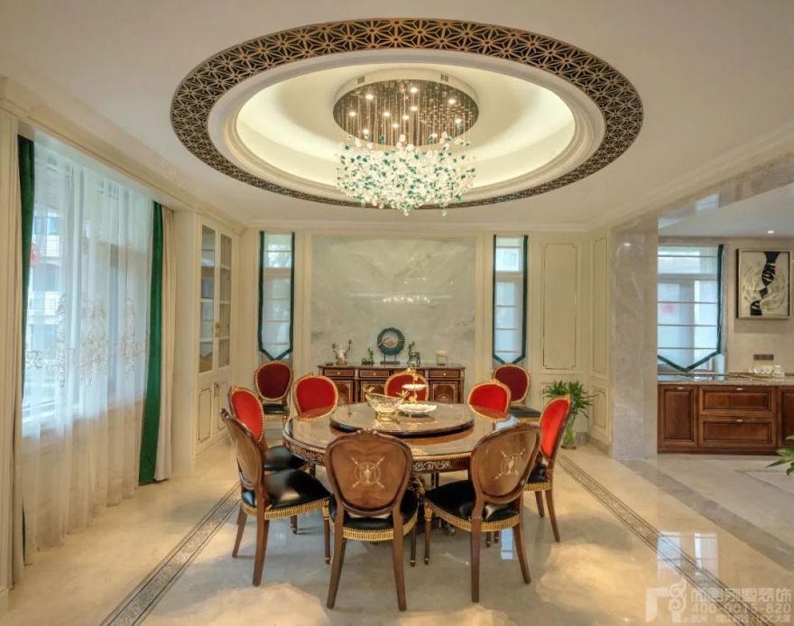 法式轻奢独栋别墅丨尚层别墅装饰-15