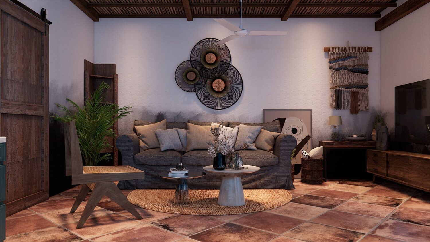 Sketchup客厅室内模型丨Quoc Khanh-1