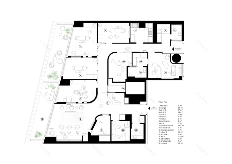 伊斯坦布尔独特诊所设计丨土耳其伊斯坦布尔丨Slash Architects-23