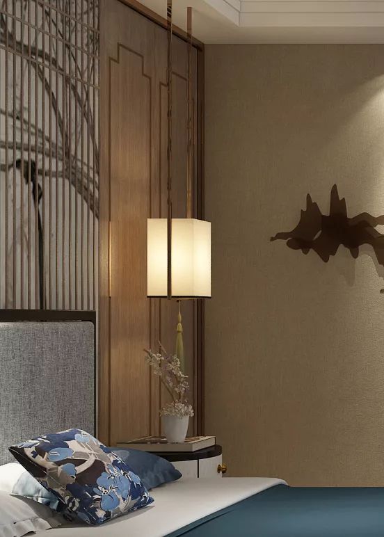 悦江国际 230㎡新中式雅居,演绎东方美学与当代生活-83