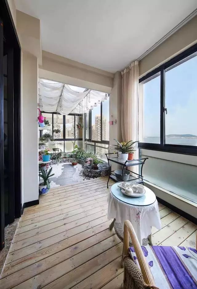 接地气！190平现代中式，花园阳台真的很漂亮！-29