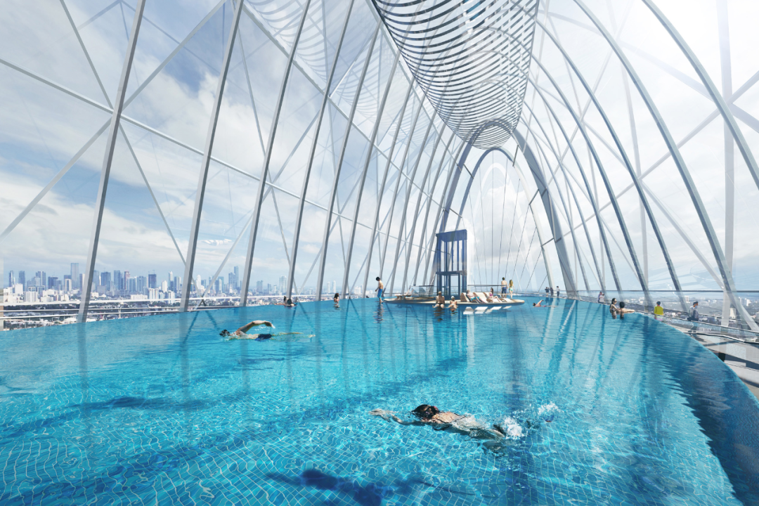 天山世界之门国际金融中心丨中国石家庄丨Aedas 建筑设计事务所-9