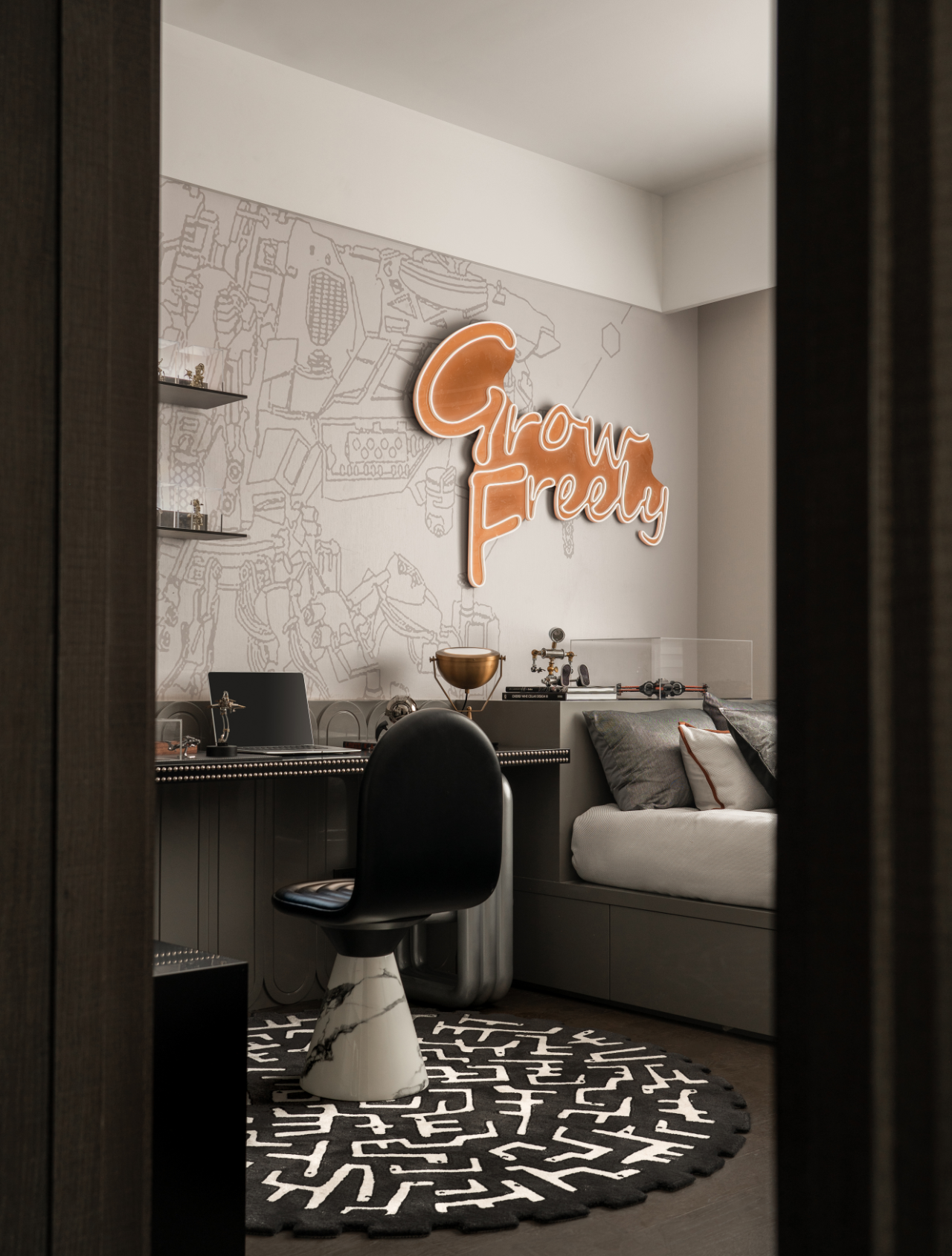 杭州万科·江斓映象府丨中国杭州丨李益中空间设计-47