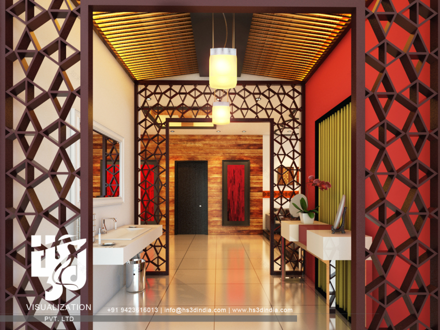 印度 HS3D 打造惊艳住宅室内渲染-71