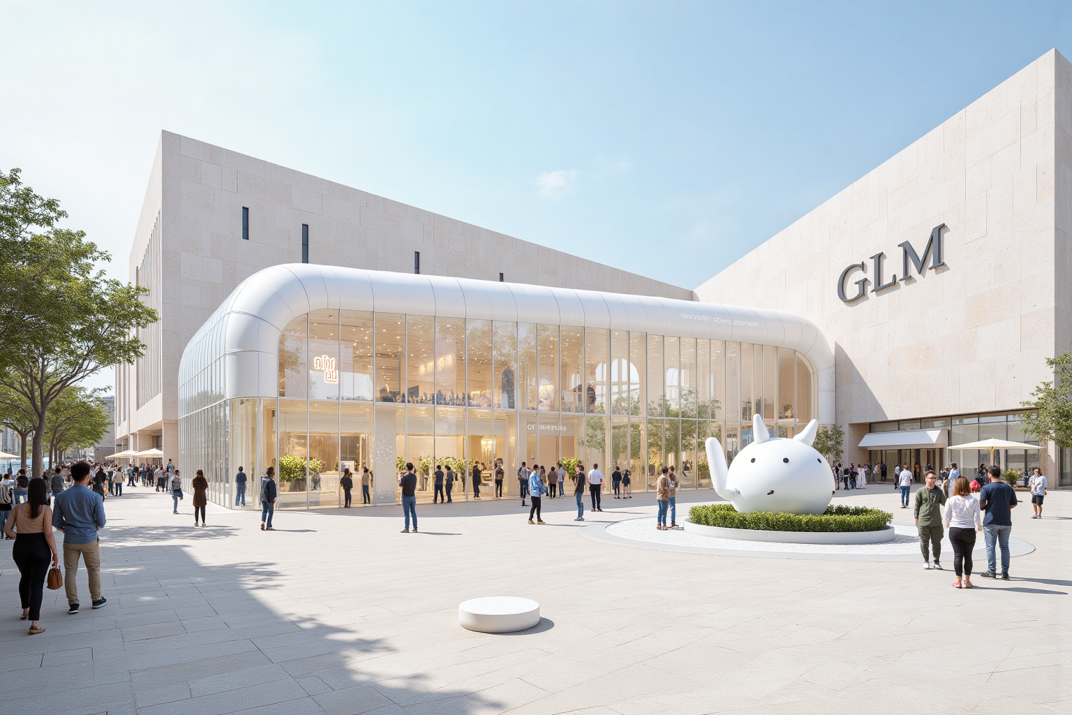 AI创意设计141-现代景观商业街区-1