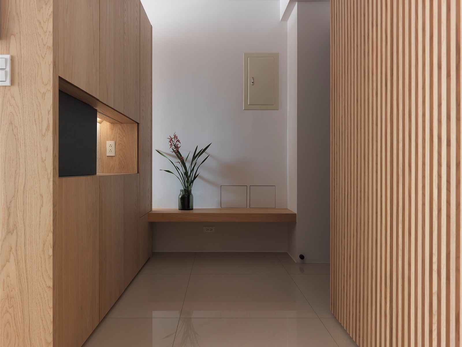 99㎡现代日式风住宅  日作设计-5