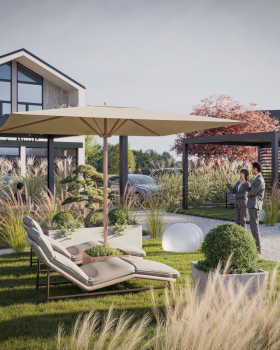 Konopnica. Commercial Building. Site planning.