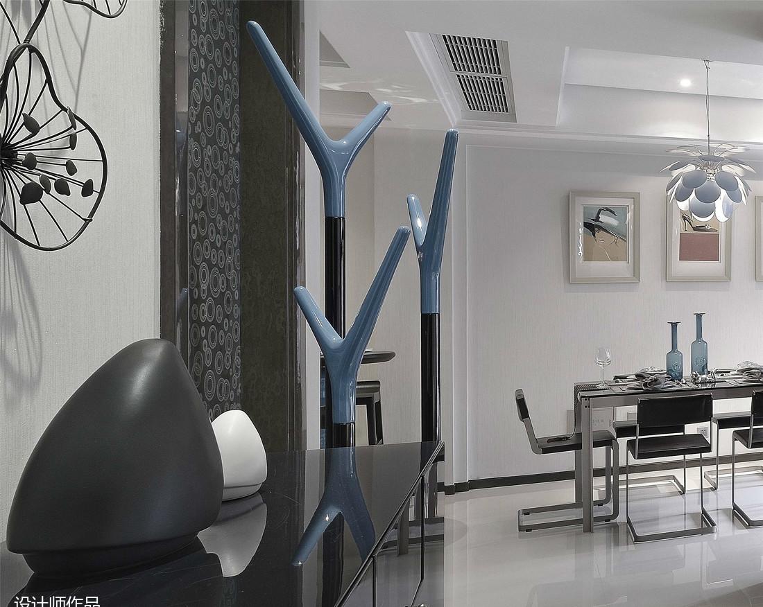 绿梅小区欧式客厅，灰色软装打造雅致空间-7