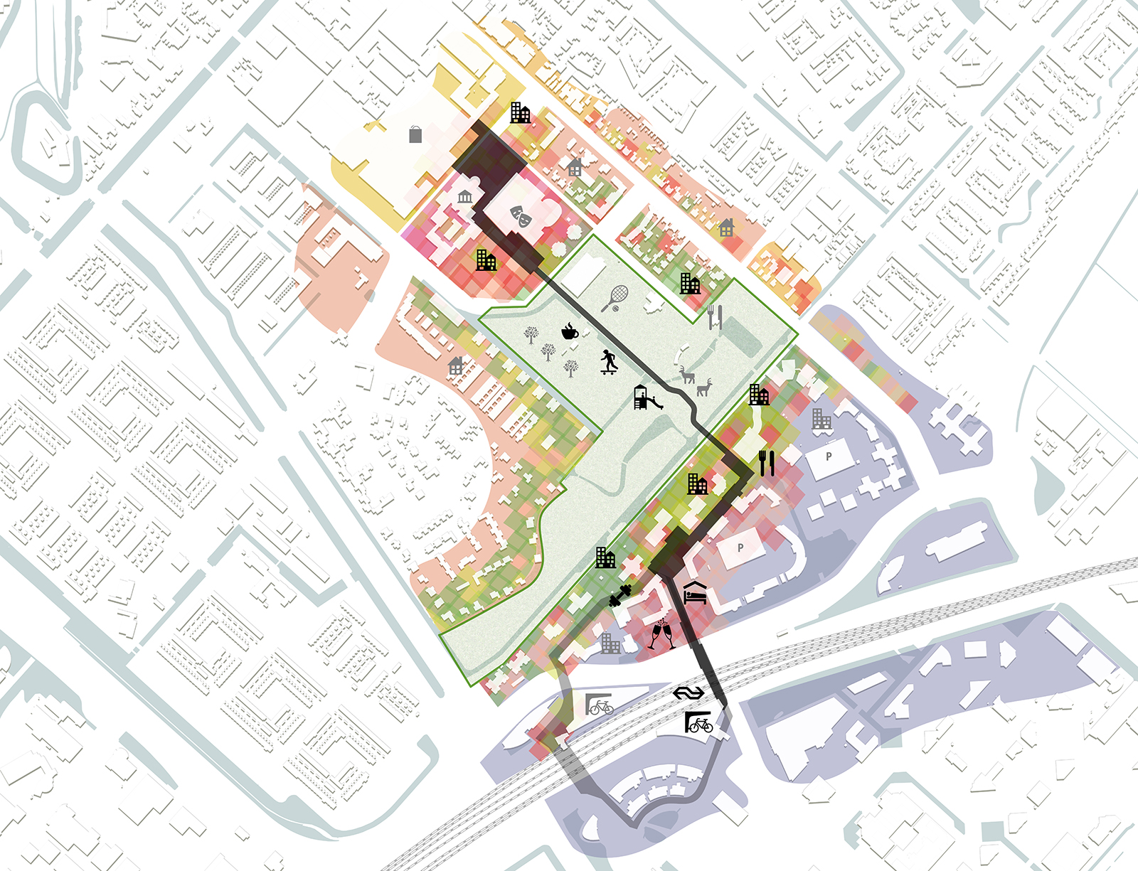 Hoofddorp Centraal · 车站与市中心间区域再开发-1