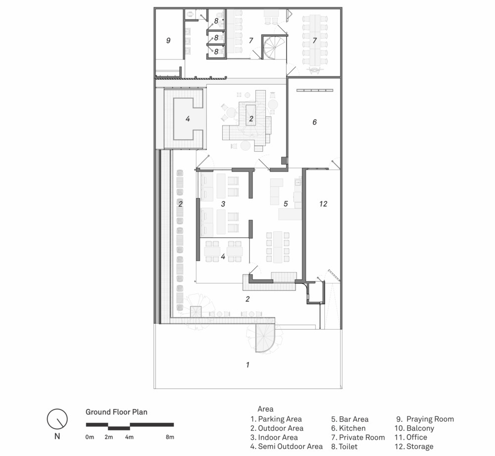 印度尼西亚·Mutu Loka咖啡馆设计 / Aaksen Responsible | SOHO设计区-16