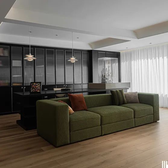 143㎡现代中古风私宅设计丨赵慧-13