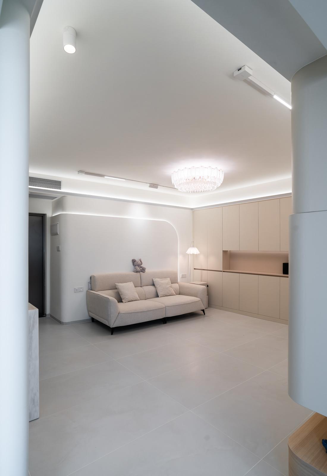 80㎡奶油风二居室设计-16