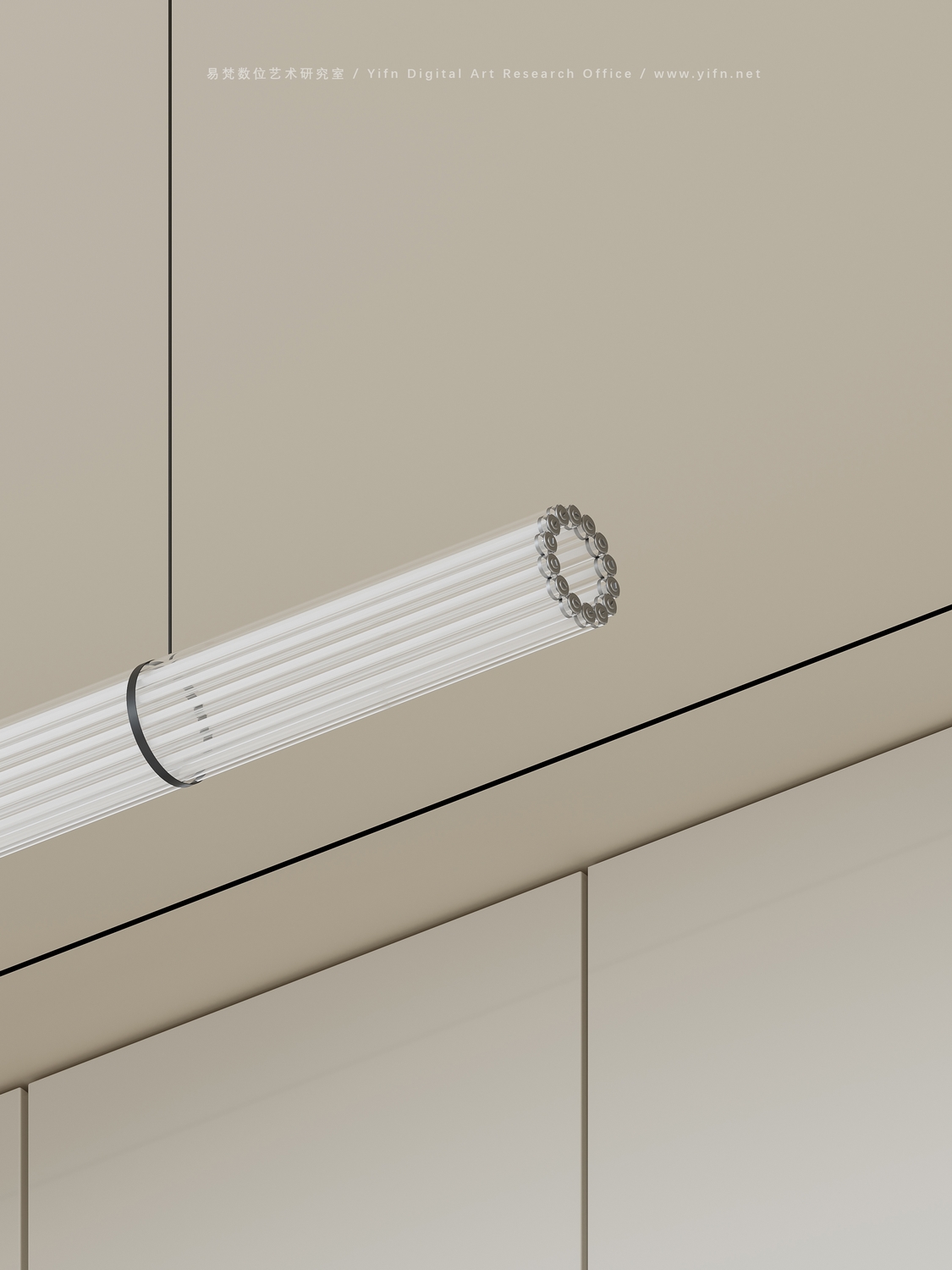 现代奶油风住宅|易梵视觉-19