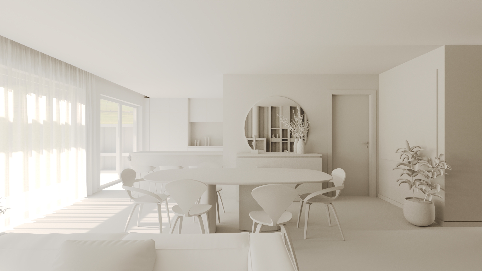 Essência Visual: Estudo Volumétrico de Interiores-7