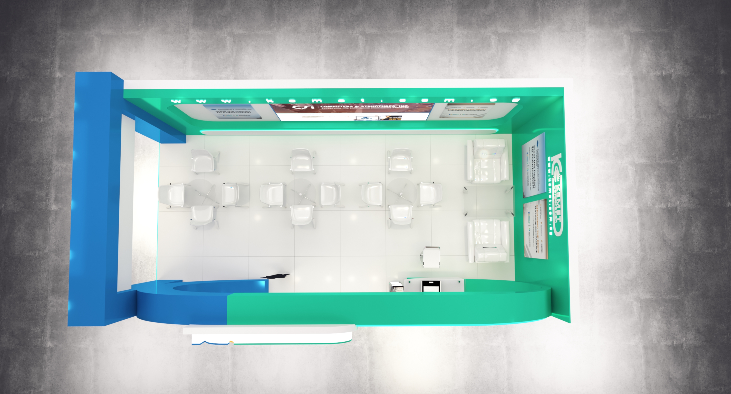 KEMET 2021 埃及展台设计-13