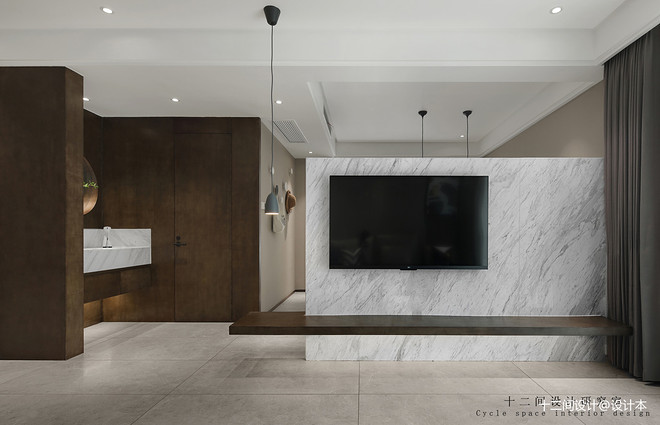三居135平米装修案例丨中国镇江丨镇江十二间设计—向往-15