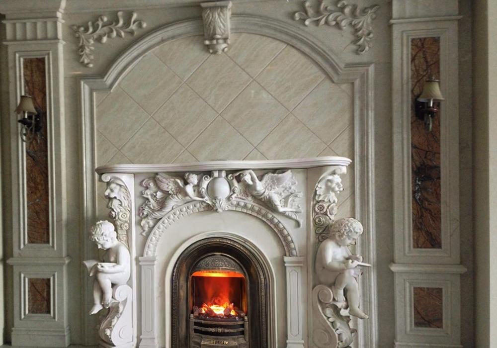 铸铁 3D 雾化壁炉，打造古典轻奢空间-12