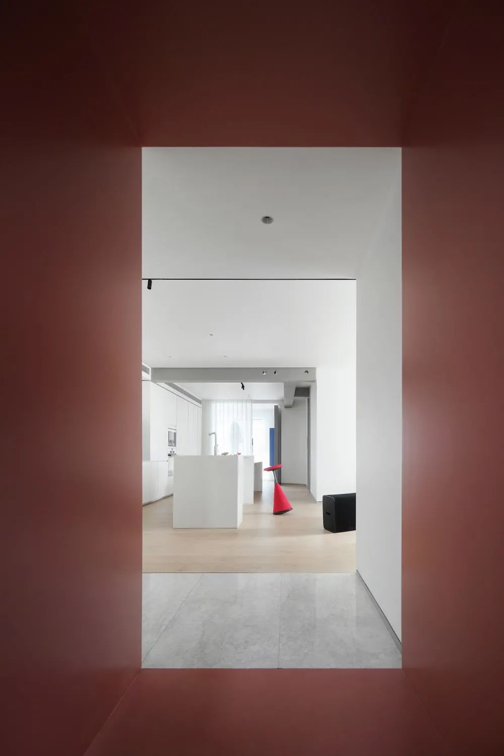 静谧深海蓝,游园般的住宅设计-15