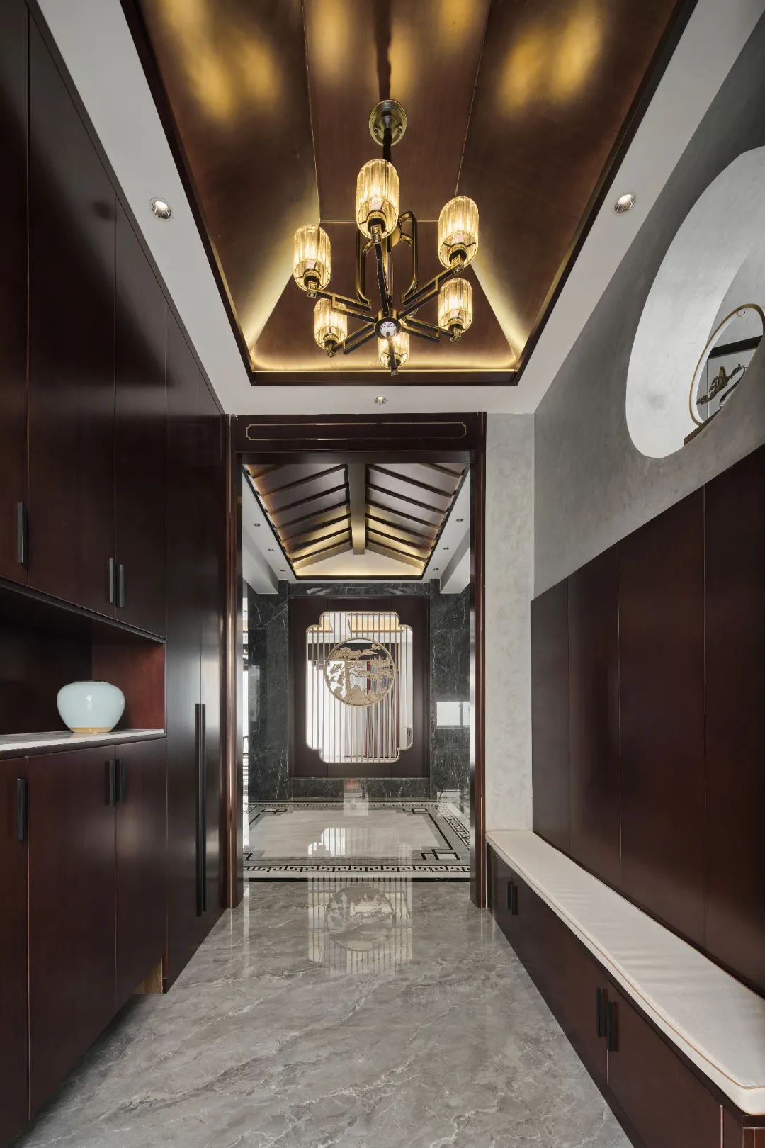 汊河别墅新潮东方 中式风格丨中国滁州丨山舍设计-14