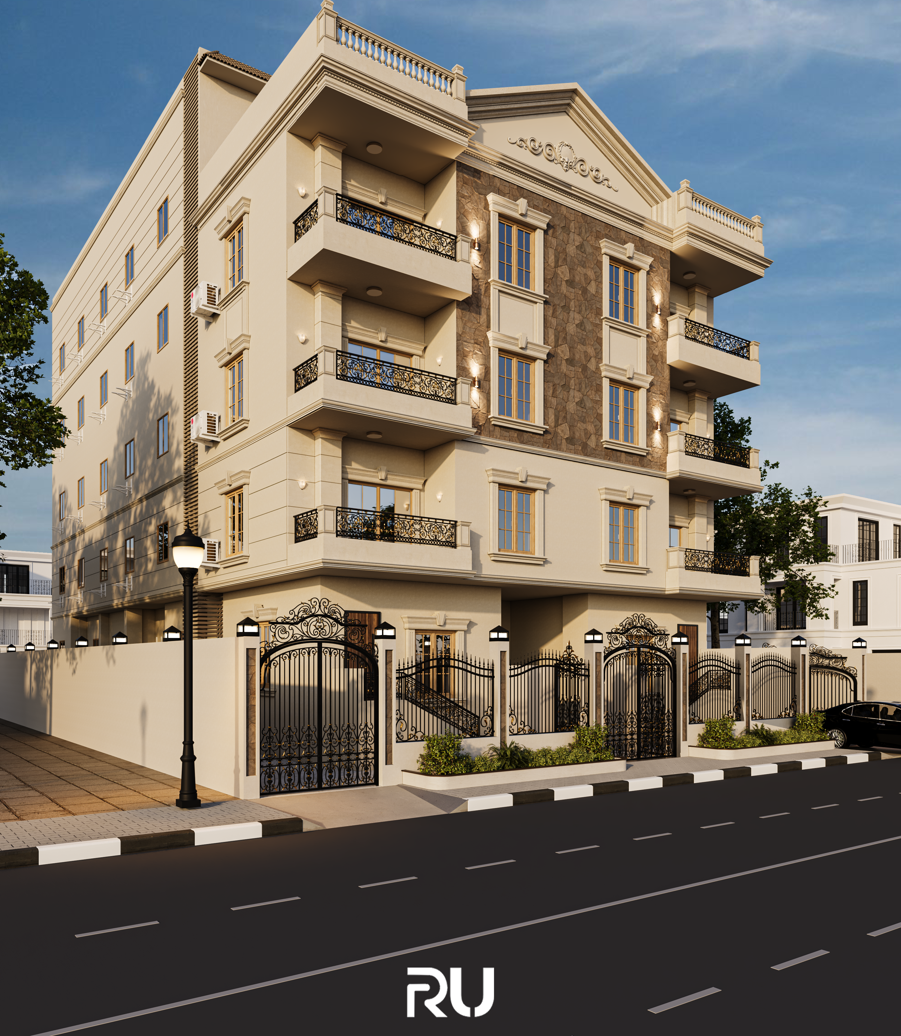 Classic Residential Building | Exterior Design-2