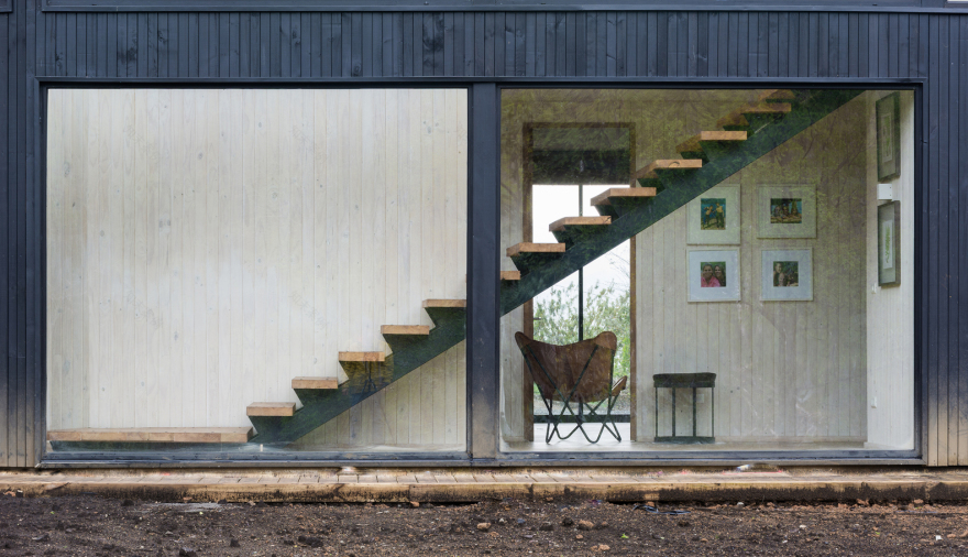 智利 Calafquén 湖畔 V 形木屋-35