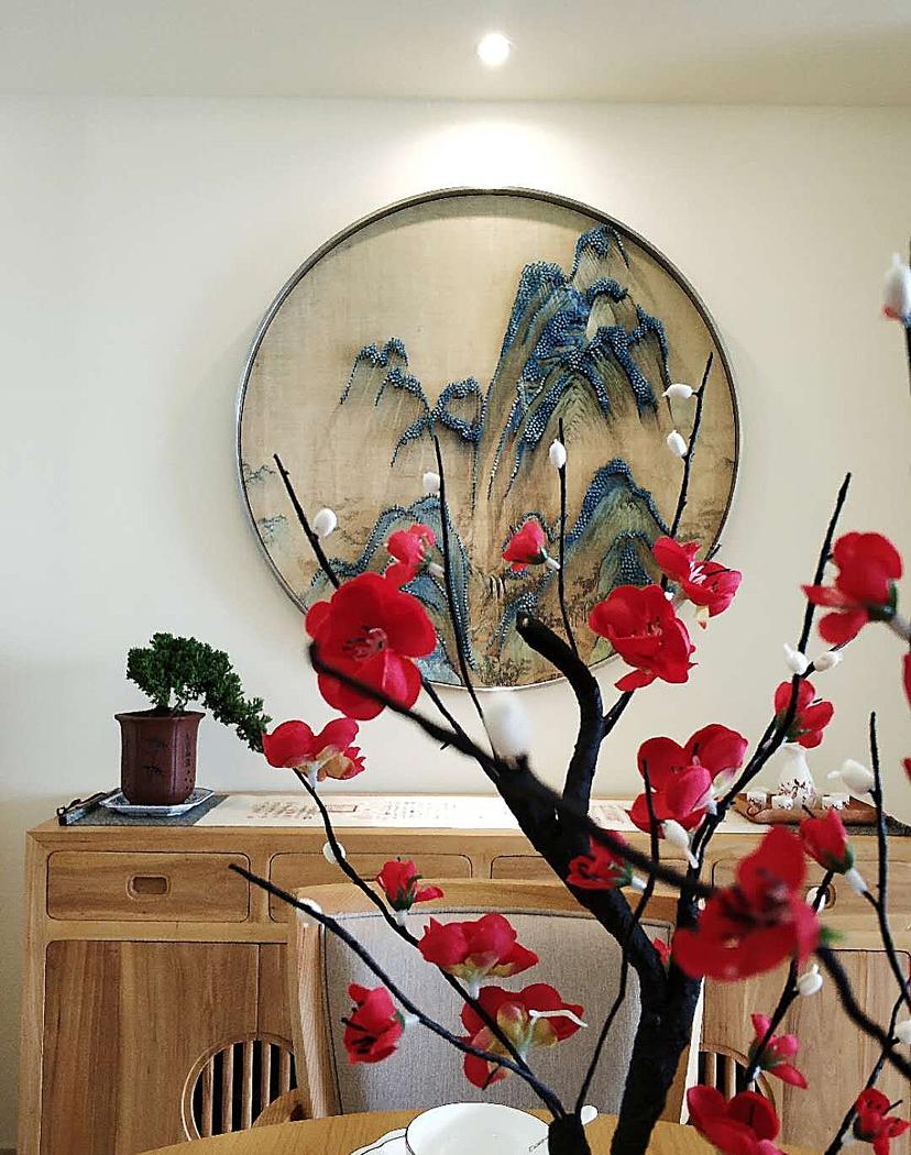 杜特设计“情墨松韵” | 原木新中式，简约舒适，融入自然景观-8