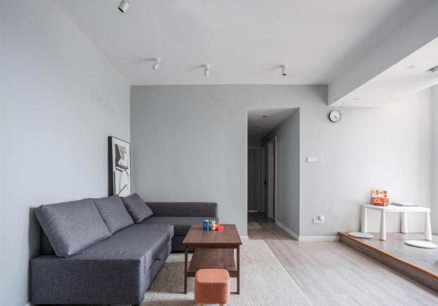 老房翻新变简约大气三房两厅-6