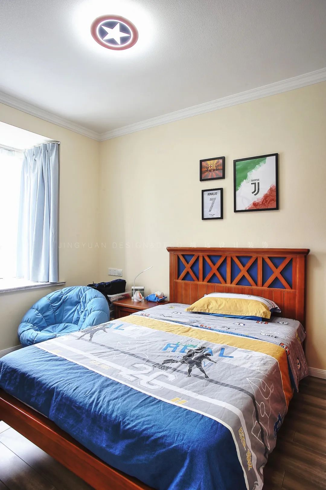 境远装饰 | 110㎡美式风空间,稳重典雅的舒适之家-48