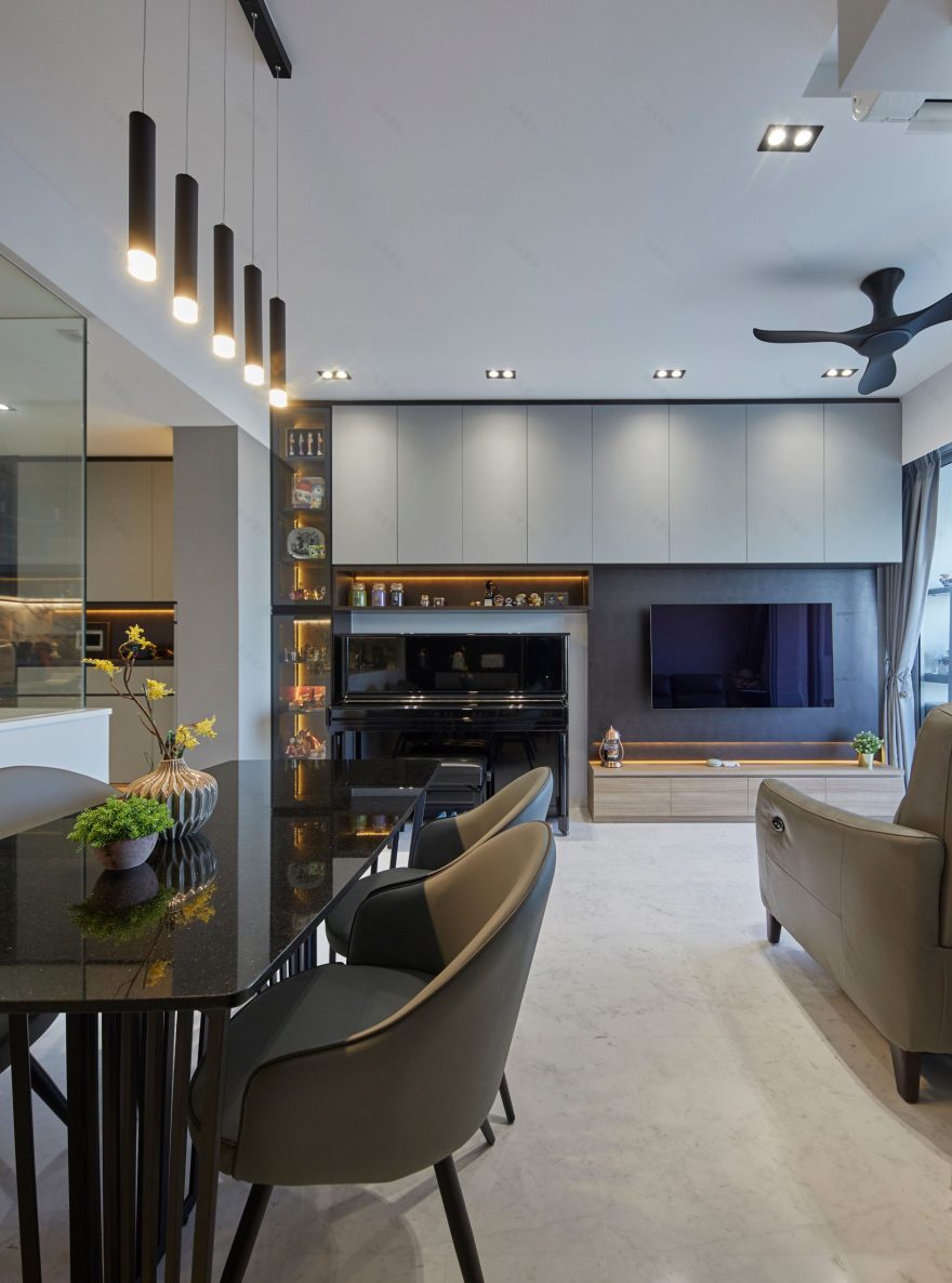 Queen’s Peak II 住宅与商业室内设计项目丨新加坡丨The Interior Lab-20