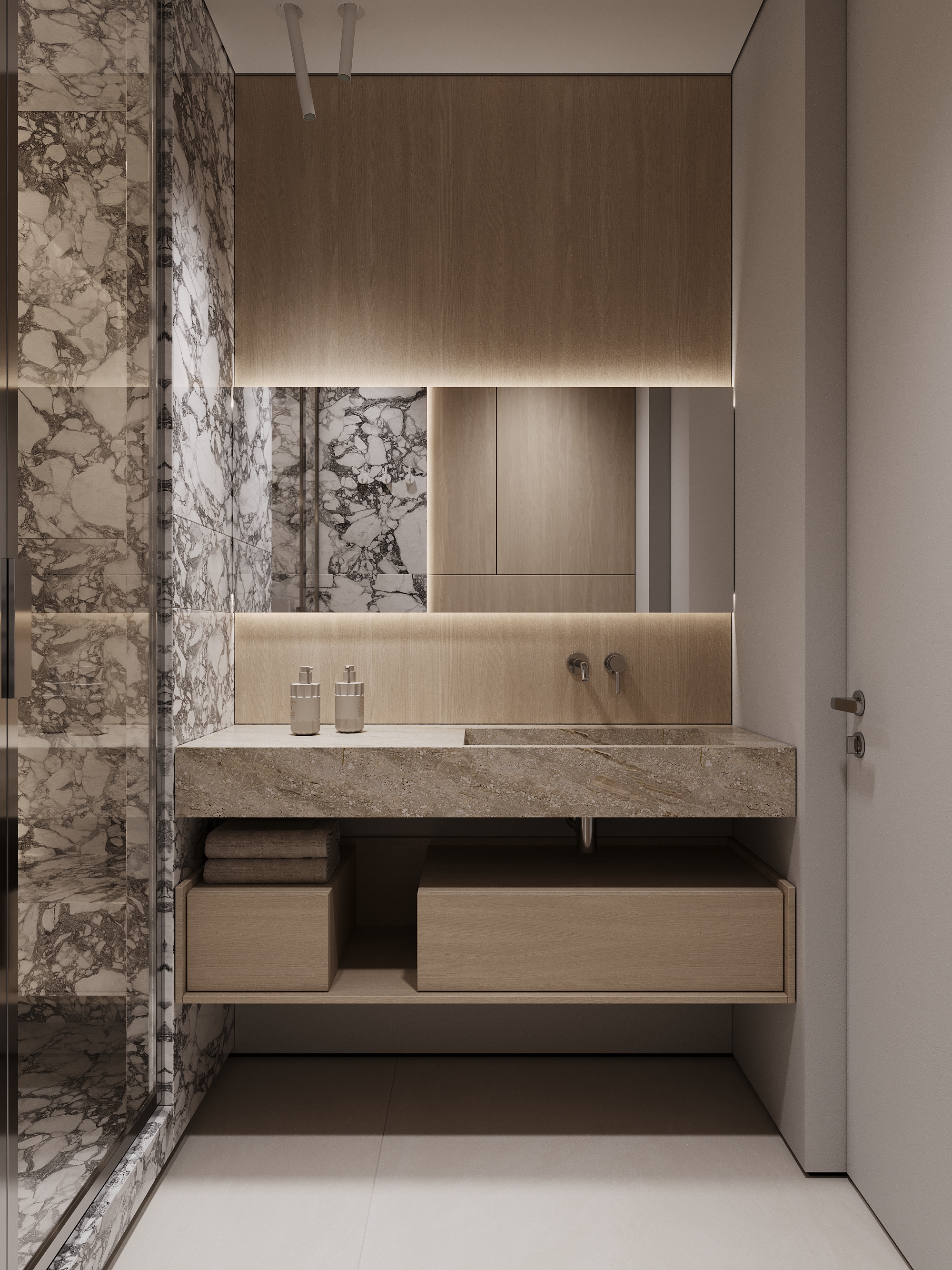 Visualization of the bathroom-1
