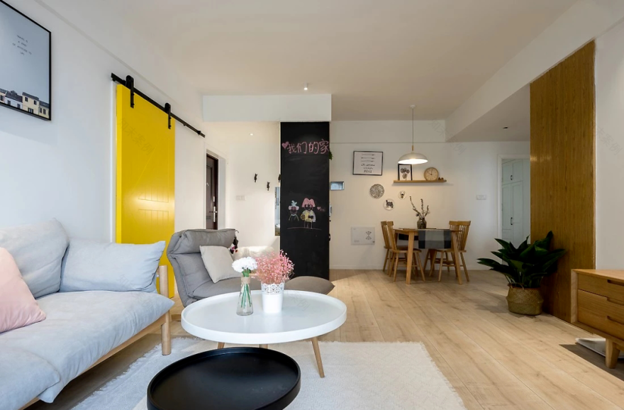 115㎡北欧风三居室,清爽感十足-20