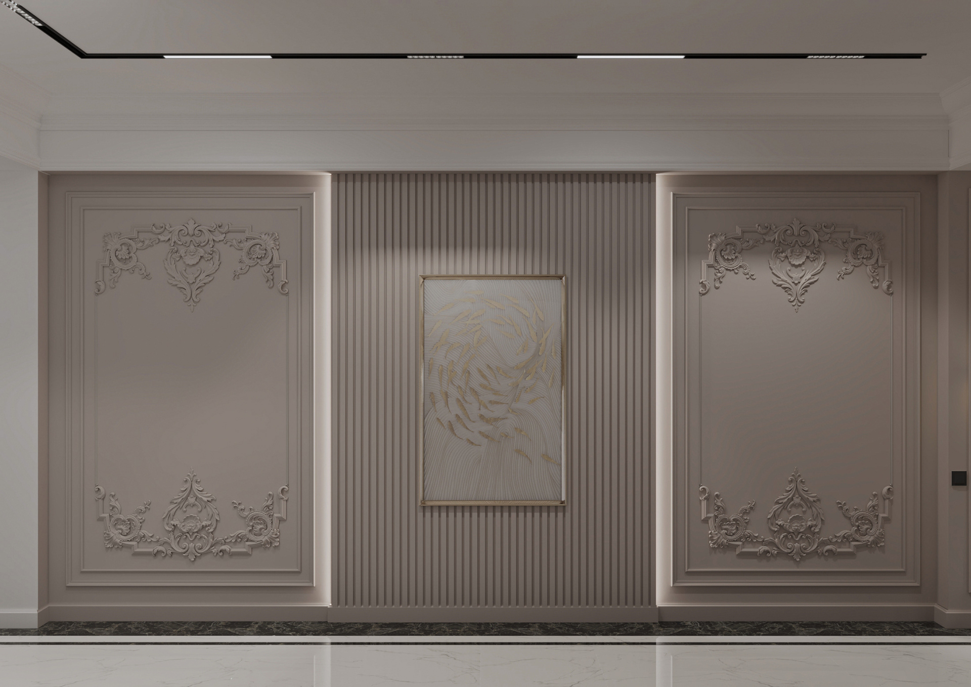 Neoclassic apartment design-11