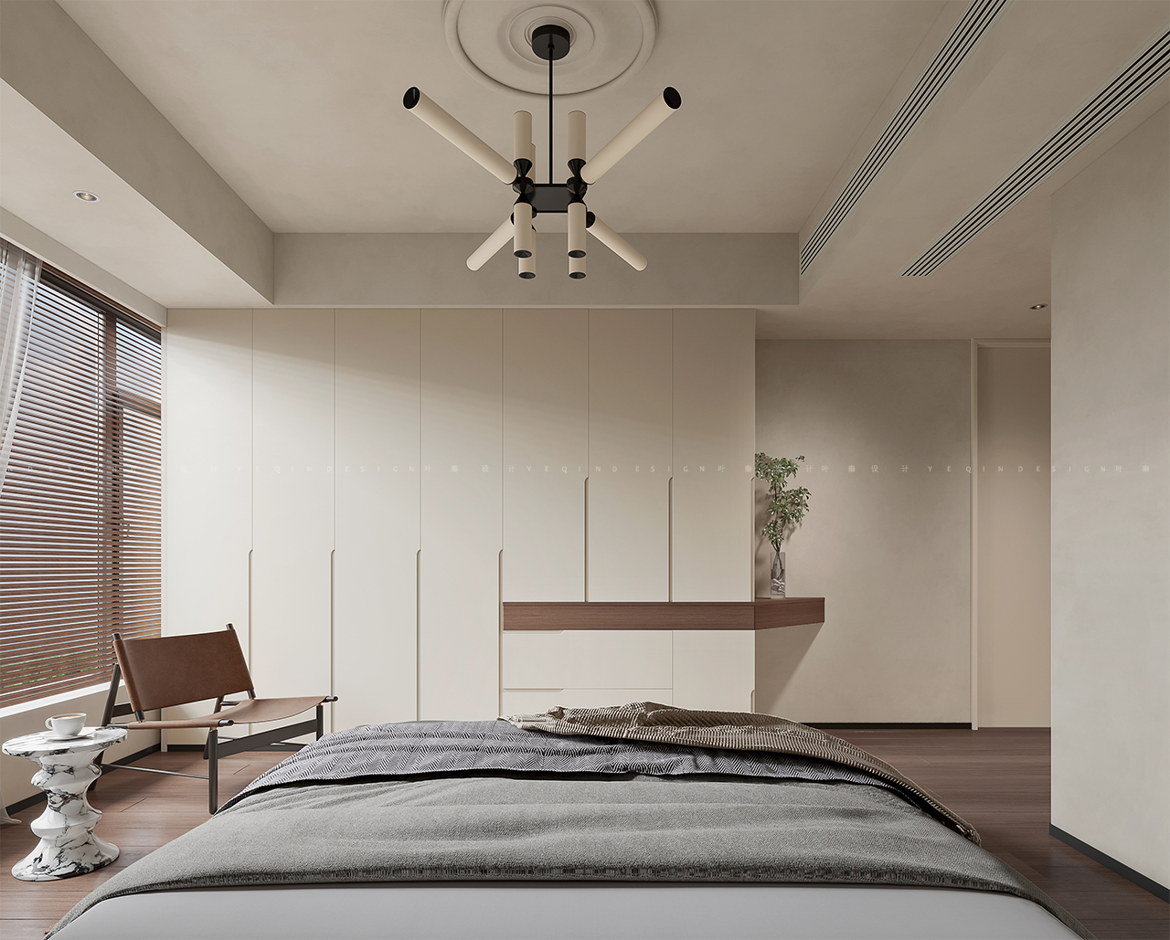 氛围感轻复古大平层丨中隆建业-23