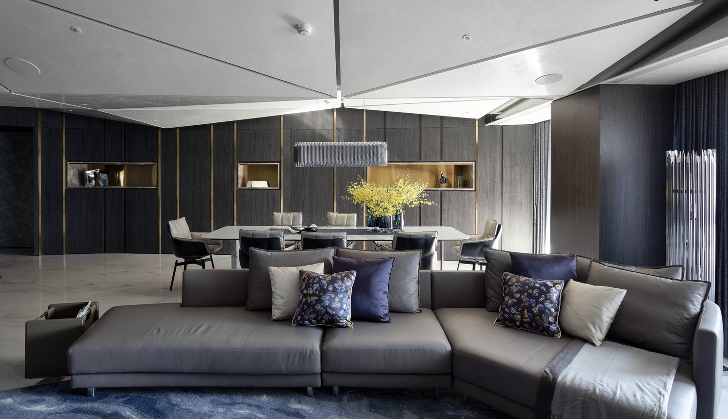 碧水波光——行一建筑的动态光影空间-11