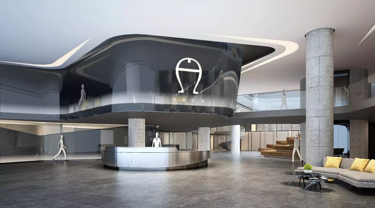 玛缇瓷磚總部展廳,開放式流動空間的設計亮點-10