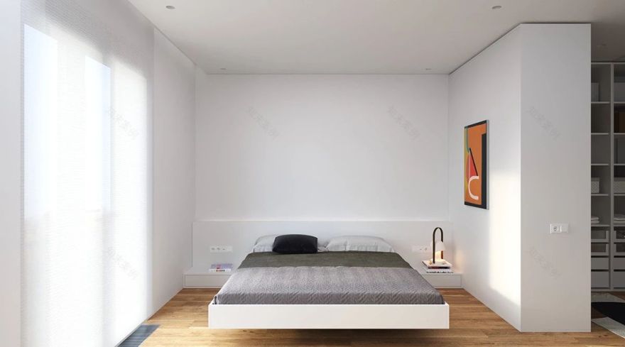 简约优雅的 78㎡一居室设计-72