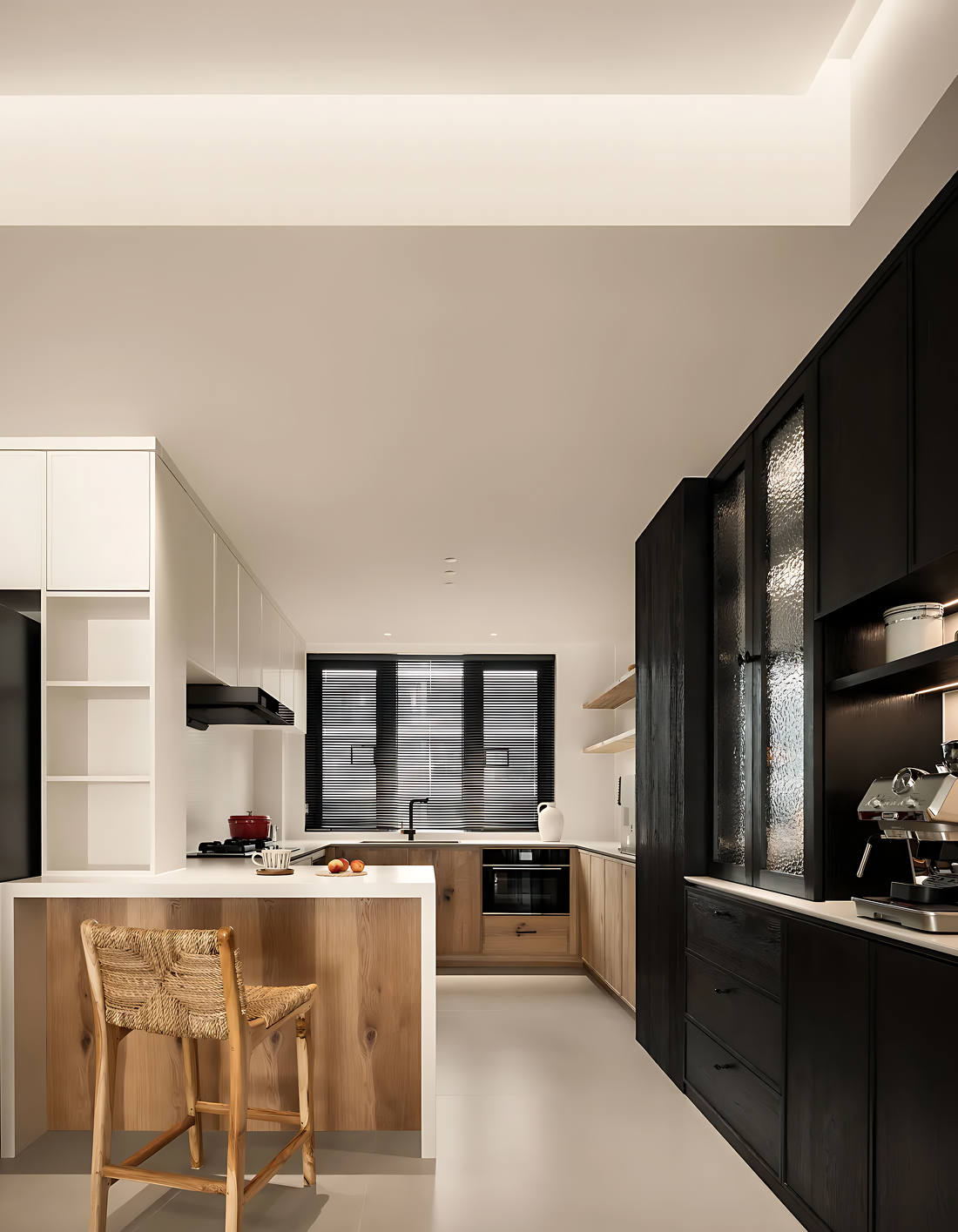 奶油原木风温馨小户型之家设计-24