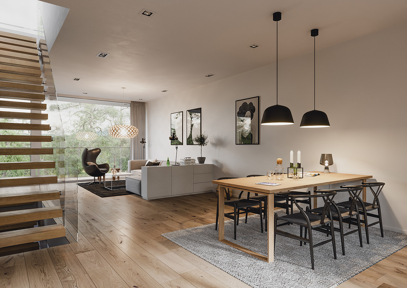 芬兰住宅区可视化设计-10