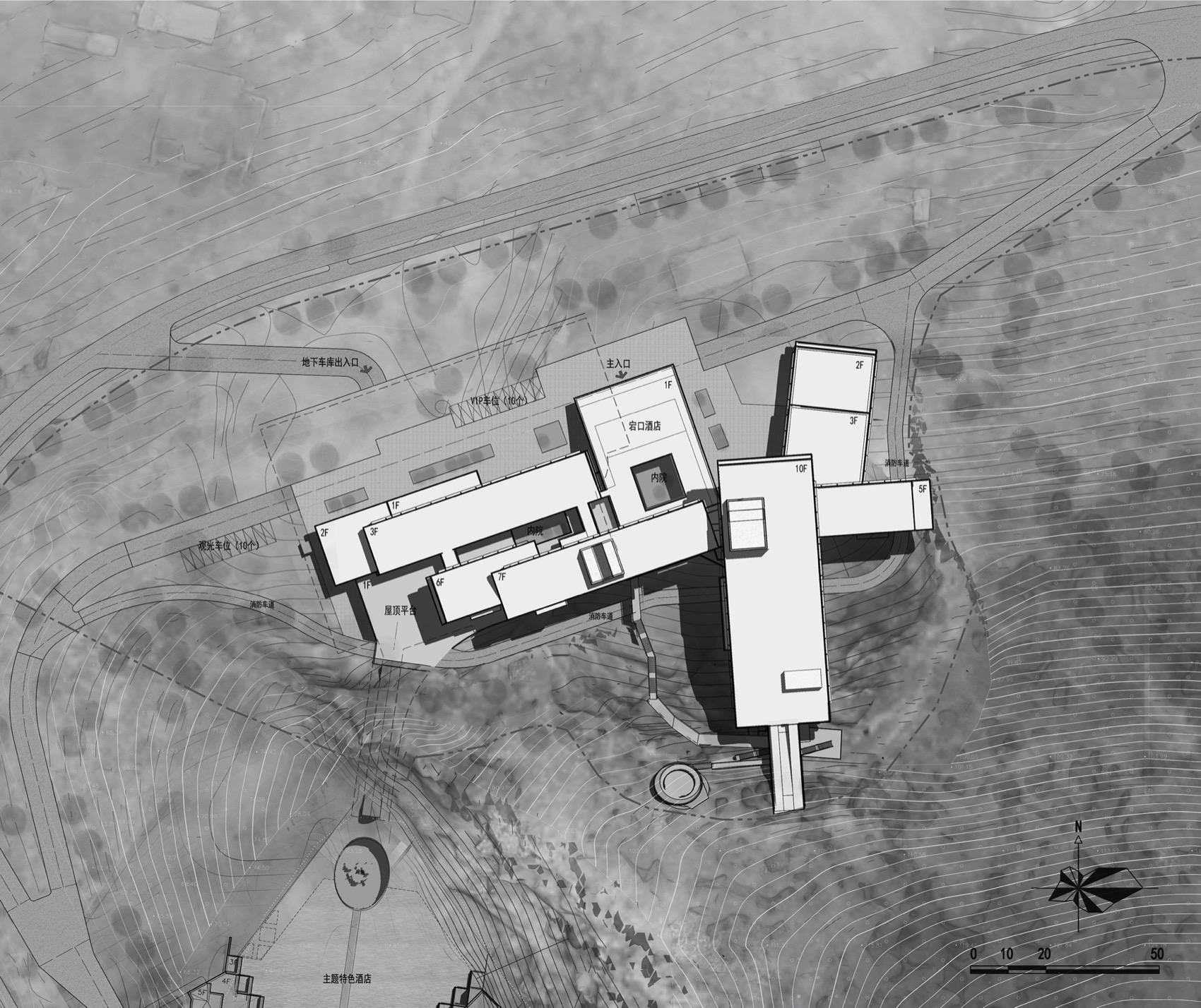 徐州园博园宕口酒店丨中国徐州丨筑境设计-80