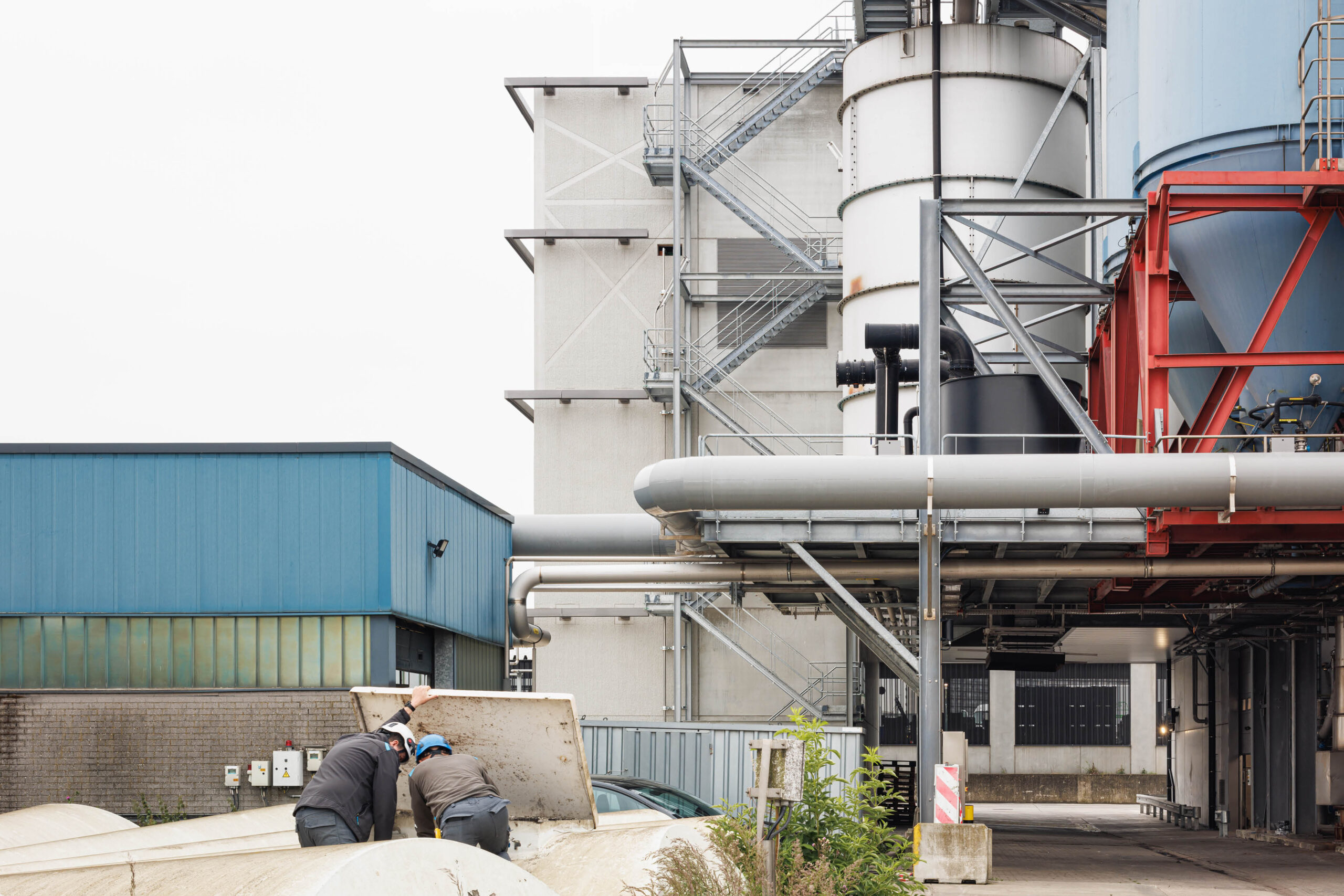 Aquafin – Deurne 污泥处理设施翻新项目丨Archiles architecten,Arcadis-5