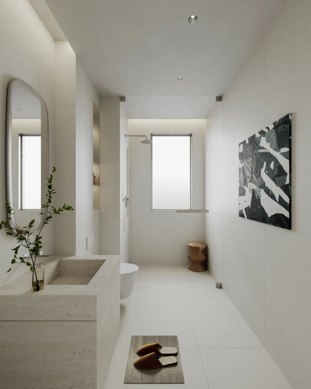 蓝色钱江大平层私宅设计丨中国杭州丨OTL本体建筑空间设计-26