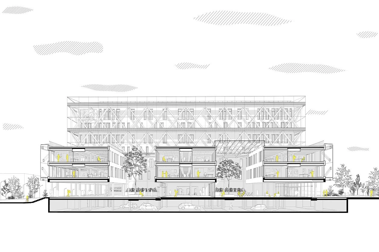 Sede de la Caisse d'Epargne Bourgogne-Franche Comté en Dijon-29