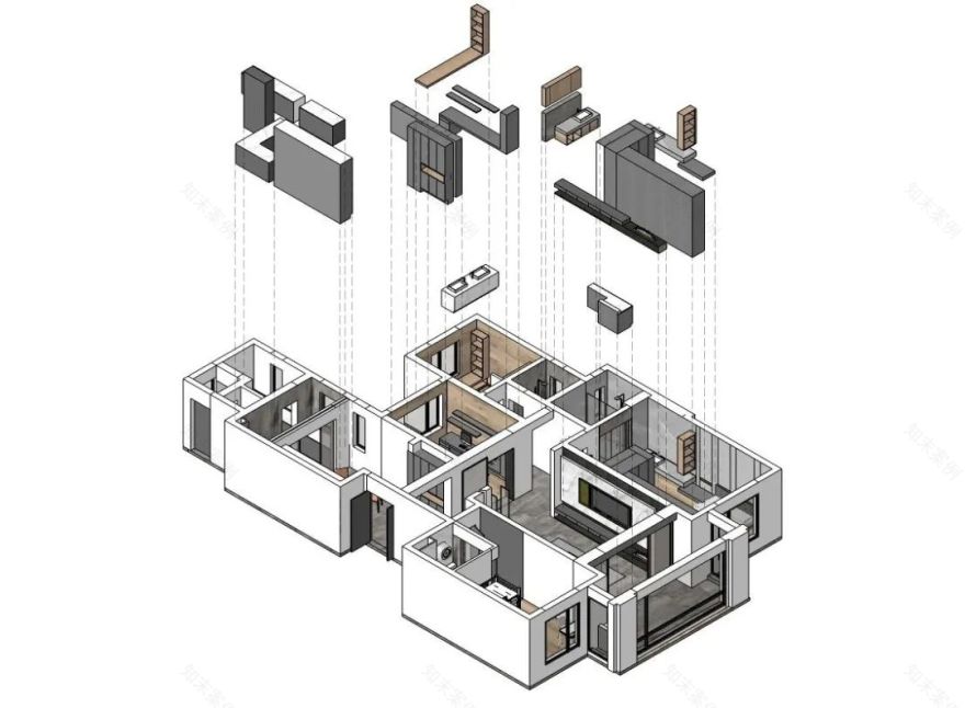 魔法设计师打造温馨家居,四口之家的新生活-124