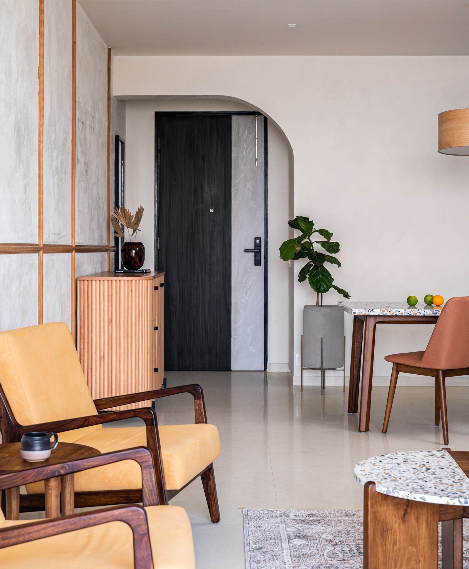 900 平方英尺班加罗尔居家办公改造住宅丨印度班加罗尔丨5FT. Apart 的 Taarini Jouhari-10