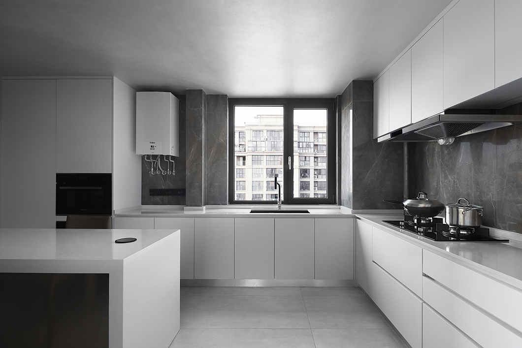 极简黑白,打造轻盈自在的生活空间丨中国淮安丨CX.D 辰夏空间规划-14