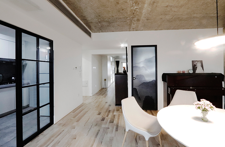 现代极简复式全屋设计丨中国北京丨鸽盟·厨卫改造家,主案杨克鹏-9