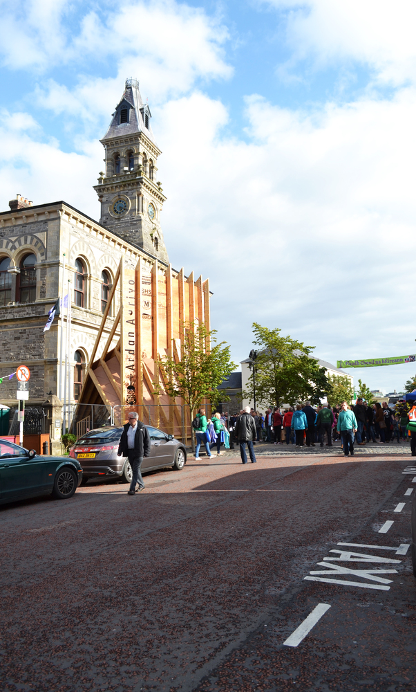 爱尔兰音乐节临时舞台，融合传统与现代-19