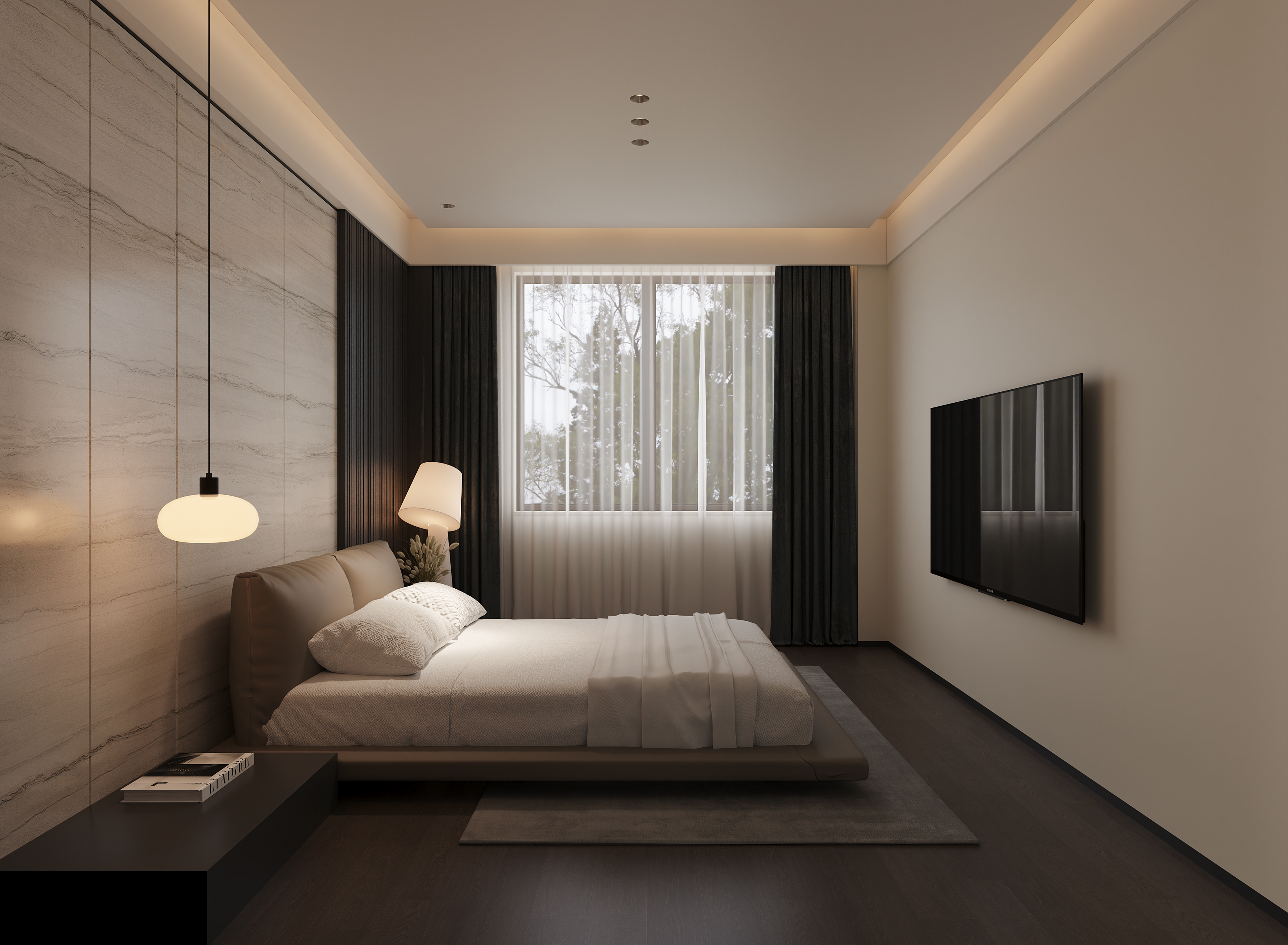 沈阳 荣华府242㎡   现代简约风效果表现-15