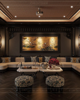 平阳省别墅  先生·房屋（注：MR·NHA这样的表述不太常规，NHA可能在越南语里有房屋的意思，但组合起来表意不明，翻译可能不够精准） 丨Yuti团队  ICON INTERIOR