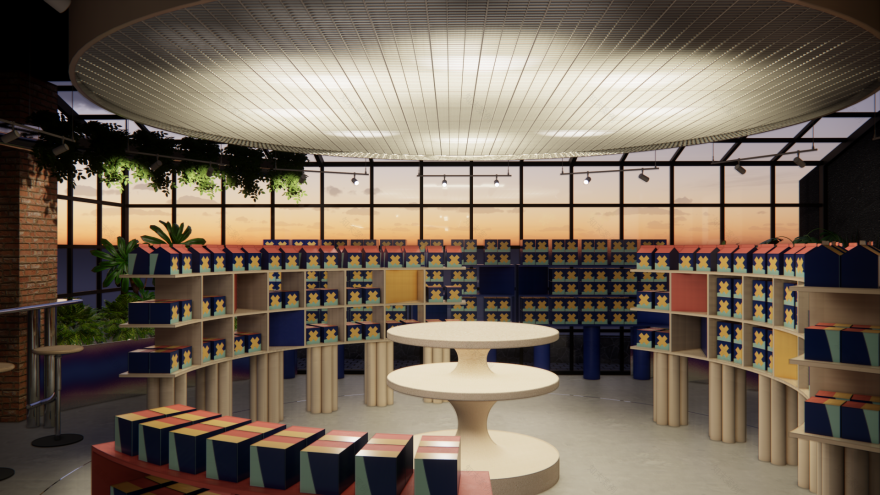 食品纪念品商店室内设计丨印度丨Kontenu Design Studio-9